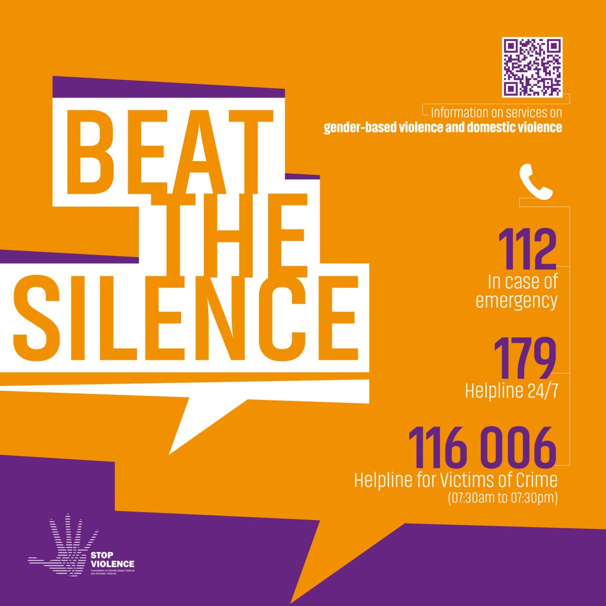 Beat The Silence leaflet